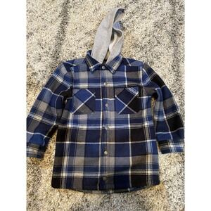 Freedom Foundry Flannel w Hood Size XS 5/6